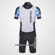 2011 Maillot Ciclismo Capo Noir et Blanc 5 Manches Courtes et Cuissard